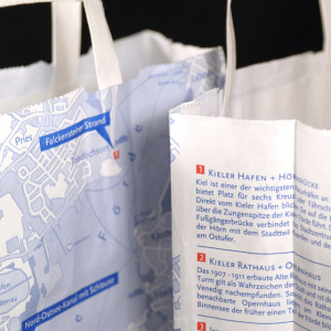Shopping Bag und Stadtplan für KIEL.SAILING CITY
